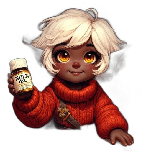 bottle, food, creature, face transparent PNG cut-out