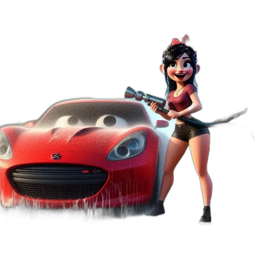 car, weapon, concept art, 3d render transparent PNG cut-out