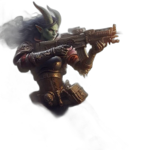 weapon, dragon, mask, staff transparent PNG cut-out