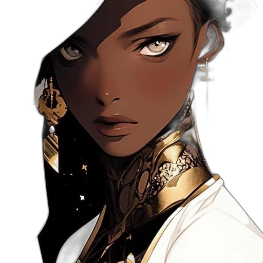 jewelry, crown, face, staff transparent PNG cut-out
