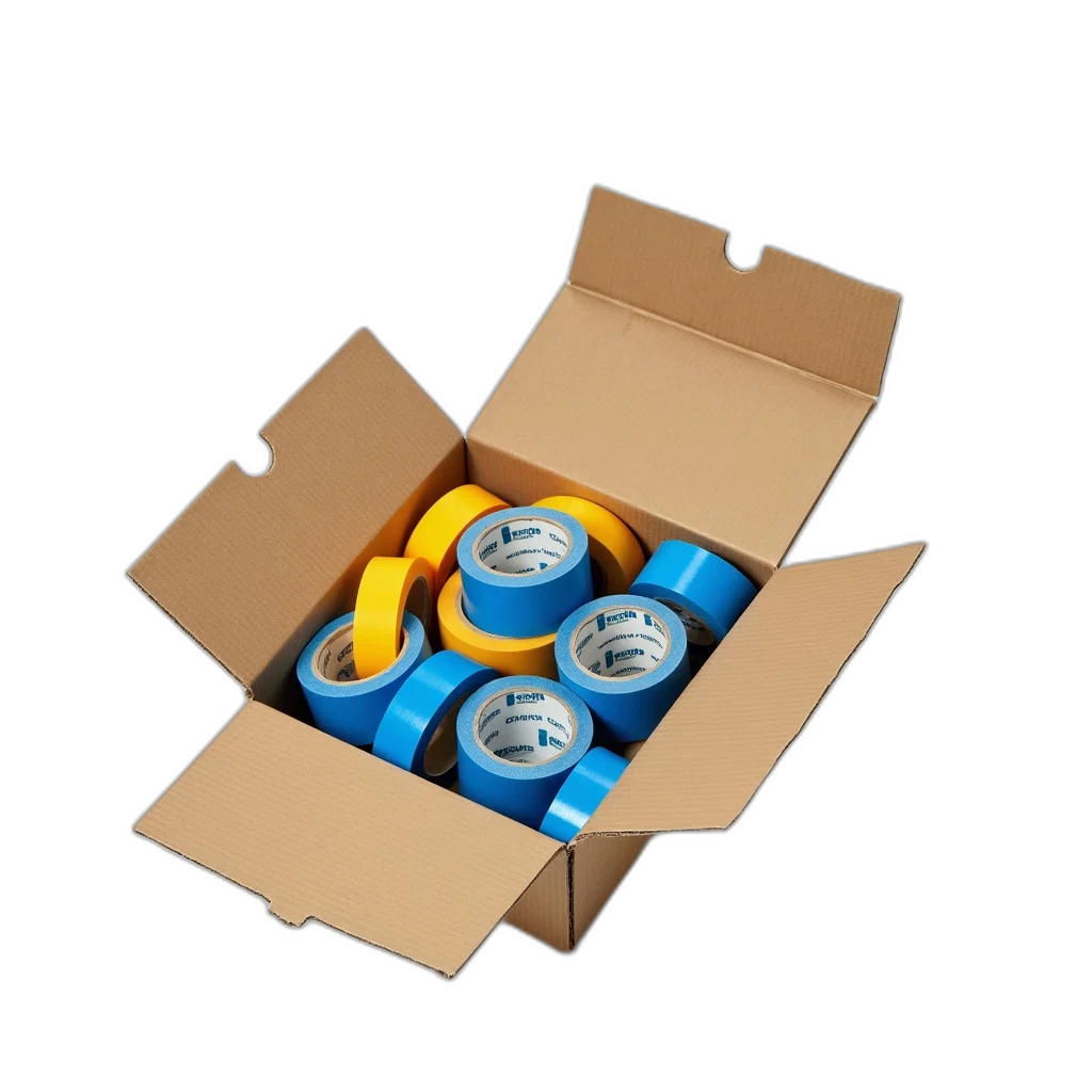 food, 3d render, blue, cardboard transparent PNG cut-out