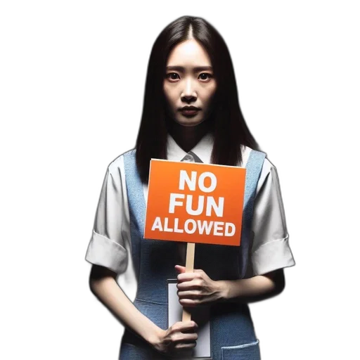dress, face, woman, holds transparent PNG cut-out