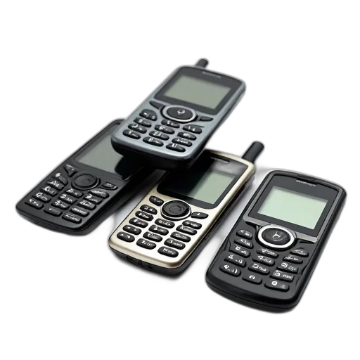 3d render, collection, old, cell transparent PNG cut-out