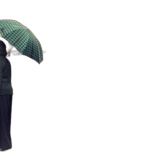 umbrella, dress, jacket, staff transparent PNG cut-out