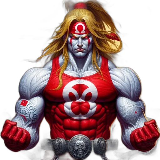 comic book art, concept art, fantasy art, muscular transparent PNG cut-out