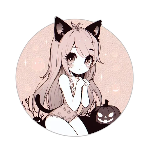 staff, dress, mask, anime transparent PNG cut-out