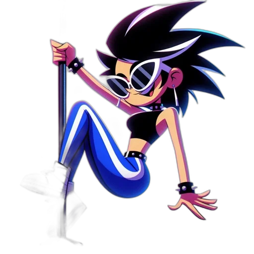 staff, concept art, cartoon, pixel art transparent PNG cut-out