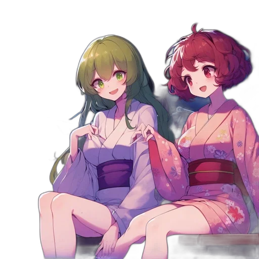 dress, watercolor, anime, pixel art transparent PNG cut-out