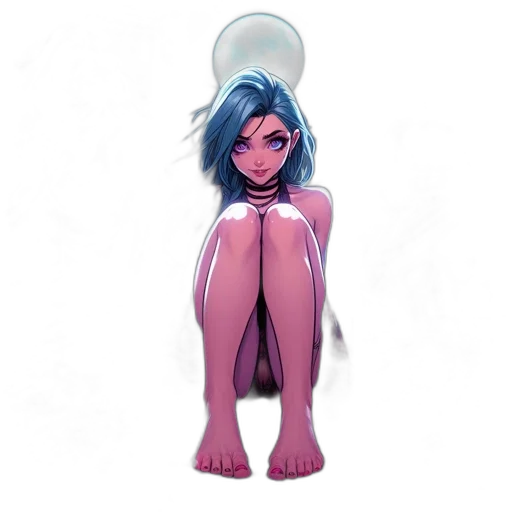 creature, hair, dress, umbrella transparent PNG cut-out