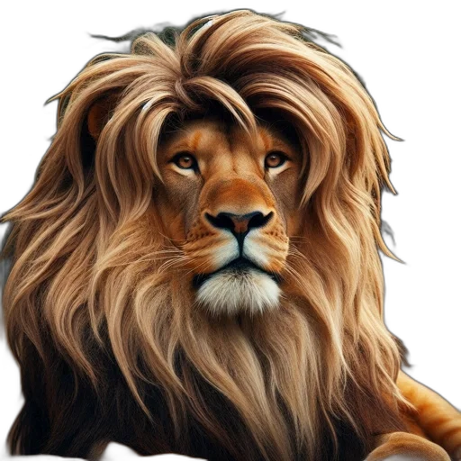 animal, crown, hair, staff transparent PNG cut-out