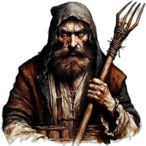 staff, face, sword, weapon transparent PNG cut-out