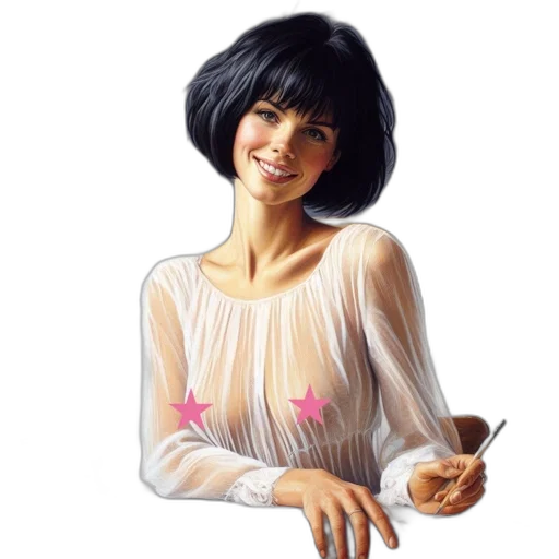 jewelry, dress, staff, face transparent PNG cut-out