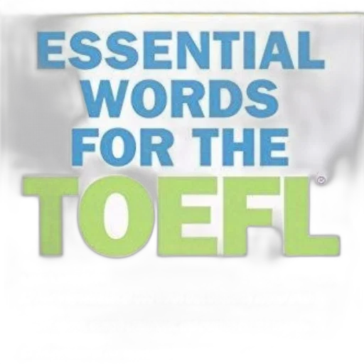 essential, words, toefl, book transparent PNG cut-out