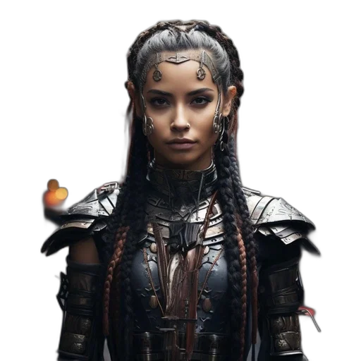 dragon, hair, concept art, fantasy art transparent PNG cut-out