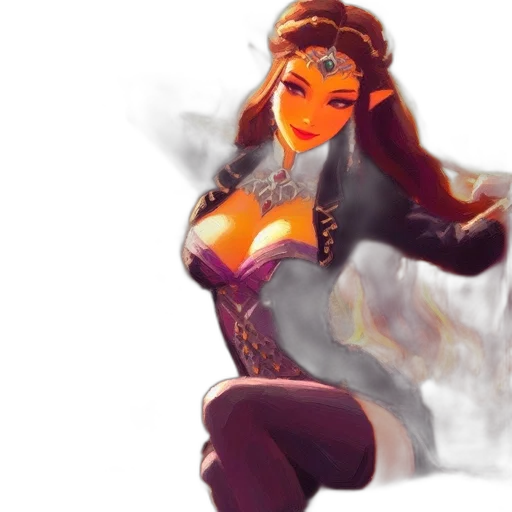 fantasy art, concept art, comic book art, pixel art transparent PNG cut-out
