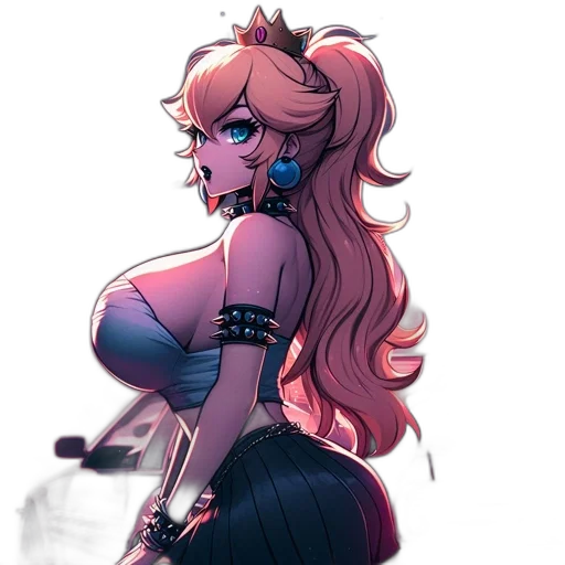 dress, crown, concept art, anime transparent PNG cut-out