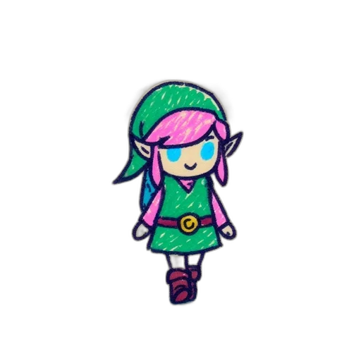 staff, dress, creature, pixel art transparent PNG cut-out