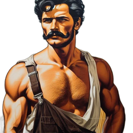 comic book art, pixel art, concept art, photorealistic transparent PNG cut-out
