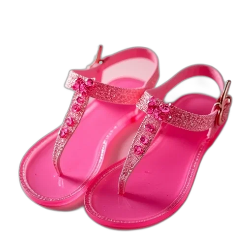shoes, hot, pink, jelly transparent PNG cut-out