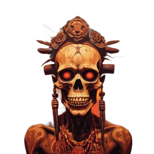 mask, staff, face, jewelry transparent PNG cut-out