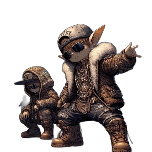staff, weapon, jacket, robot transparent PNG cut-out