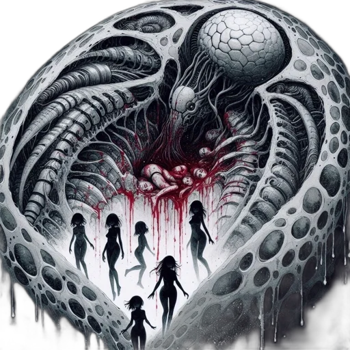 creature, concept art, comic book art, fantasy art transparent PNG cut-out