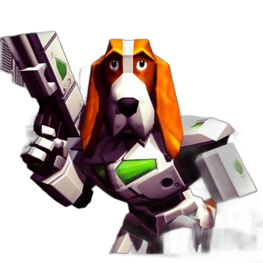 robot, weapon, staff, animal transparent PNG cut-out