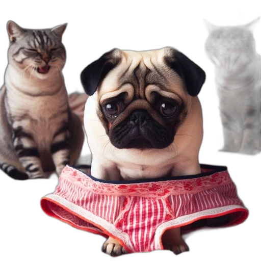 food, animal, photorealistic, 3d render transparent PNG cut-out