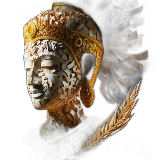 mask, crown, face, jewelry transparent PNG cut-out