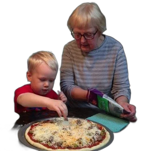 food, fire, woman, child transparent PNG cut-out