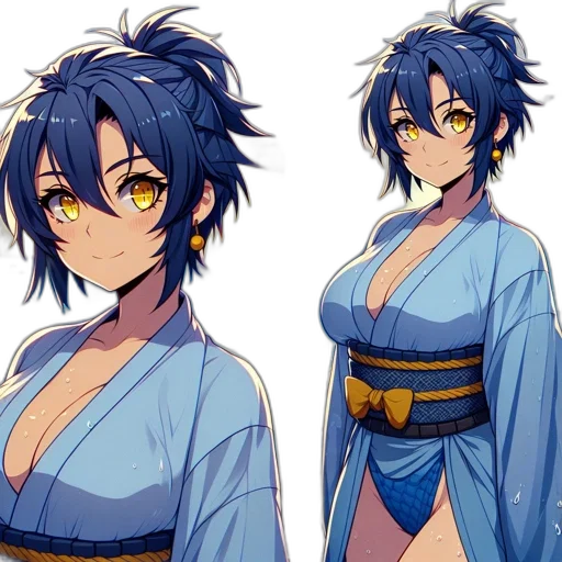 dress, anime, concept art, pixel art transparent PNG cut-out
