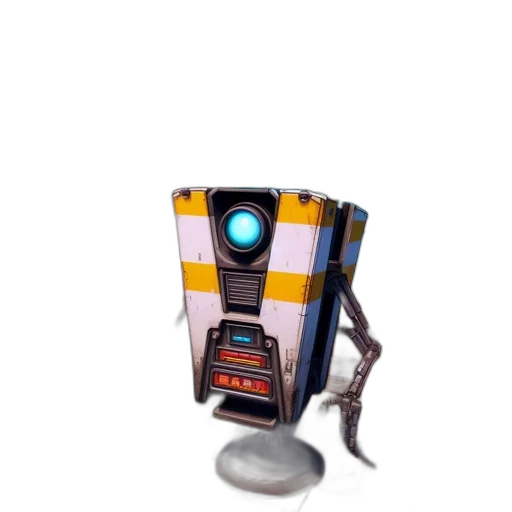 robot, staff, weapon, creature transparent PNG cut-out