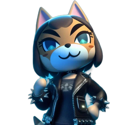 jacket, staff, 3d render, concept art transparent PNG cut-out