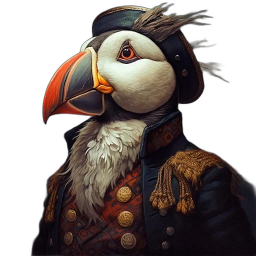 animal, hat, staff, face transparent PNG cut-out