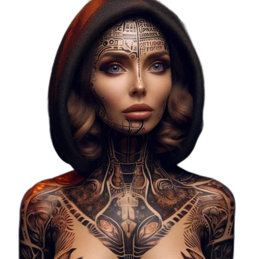 jewelry, face, robot, mask transparent PNG cut-out