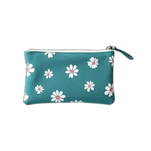 pastel, teal, fabric, wallet transparent PNG cut-out