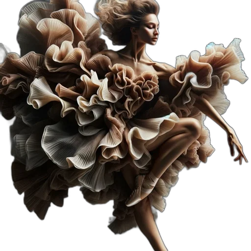 dress, hair, jewelry, flower transparent PNG cut-out