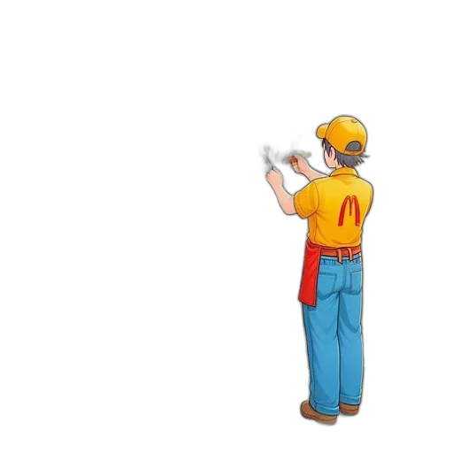 staff, robot, weapon, jacket transparent PNG cut-out