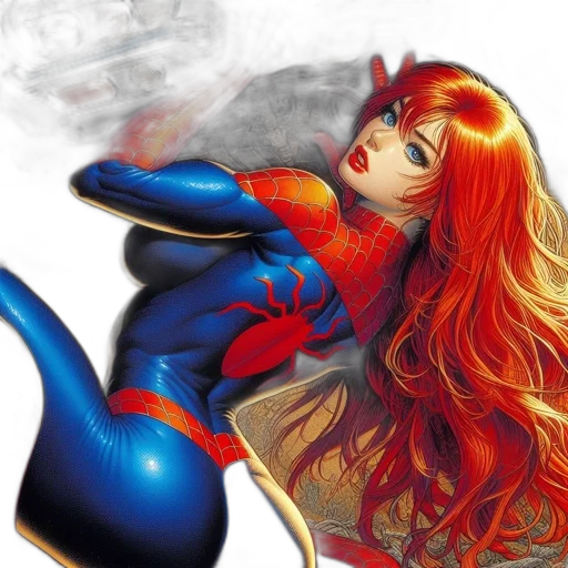 comic book art, fantasy art, concept art, photorealistic transparent PNG cut-out