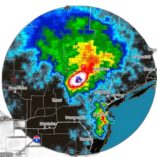 radar, image, severe, hail transparent PNG cut-out