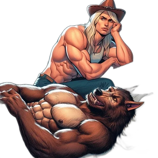 animal, creature, comic book art, concept art transparent PNG cut-out