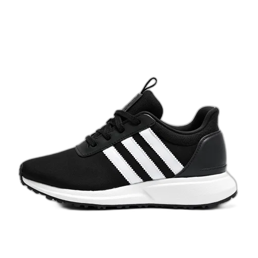 shoes, 3d render, black, white transparent PNG cut-out
