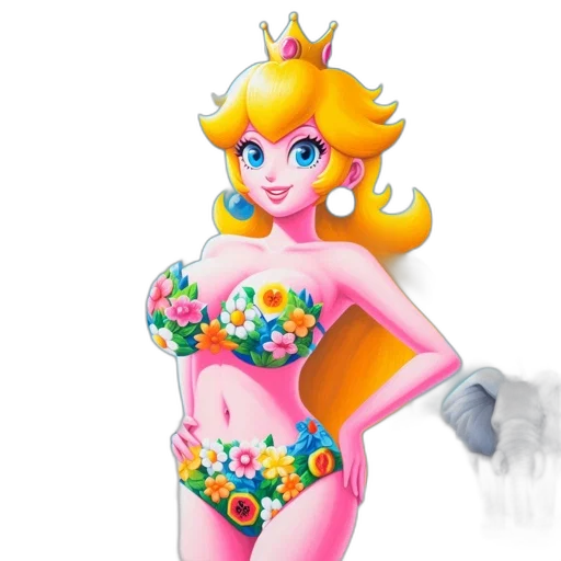 dress, crown, concept art, pixel art transparent PNG cut-out