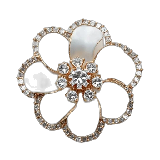 jewelry, crown, flower, diamond transparent PNG cut-out