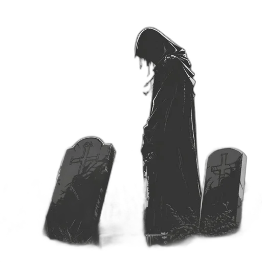 creature, jacket, mask, weapon transparent PNG cut-out