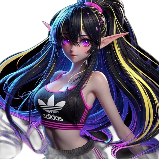 staff, dress, fantasy art, anime transparent PNG cut-out