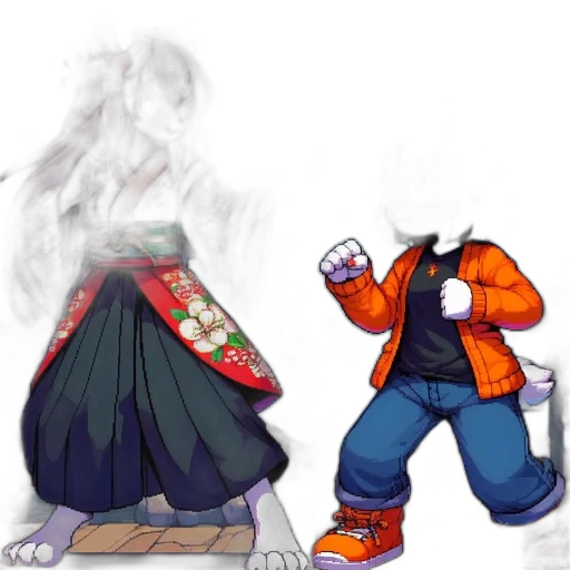 jacket, mask, concept art, pixel art transparent PNG cut-out