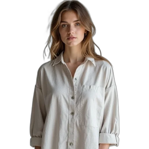 jacket, dress, photorealistic, linen transparent PNG cut-out