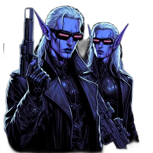 staff, cyberpunk, concept art, fantasy art transparent PNG cut-out