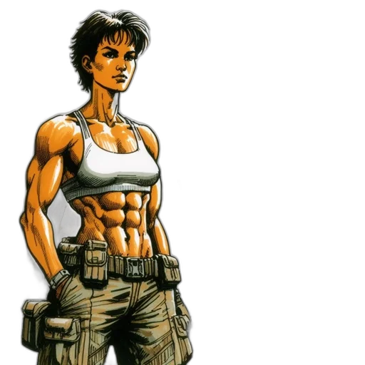 comic book art, concept art, pixel art, cartoon transparent PNG cut-out